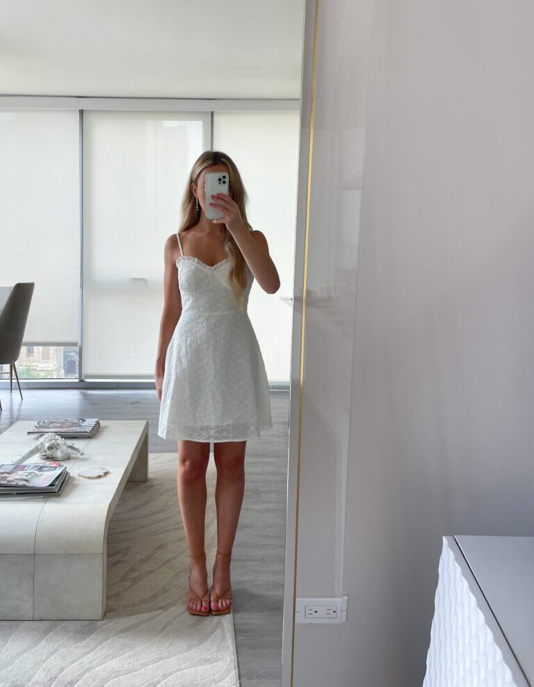 white dress