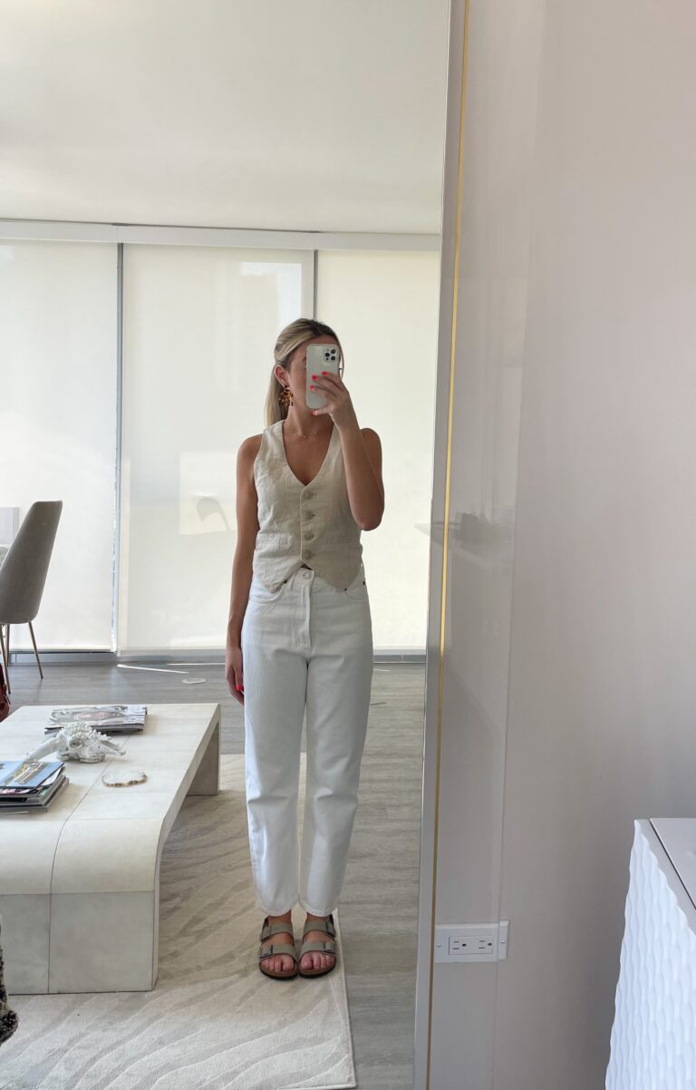 linen vest