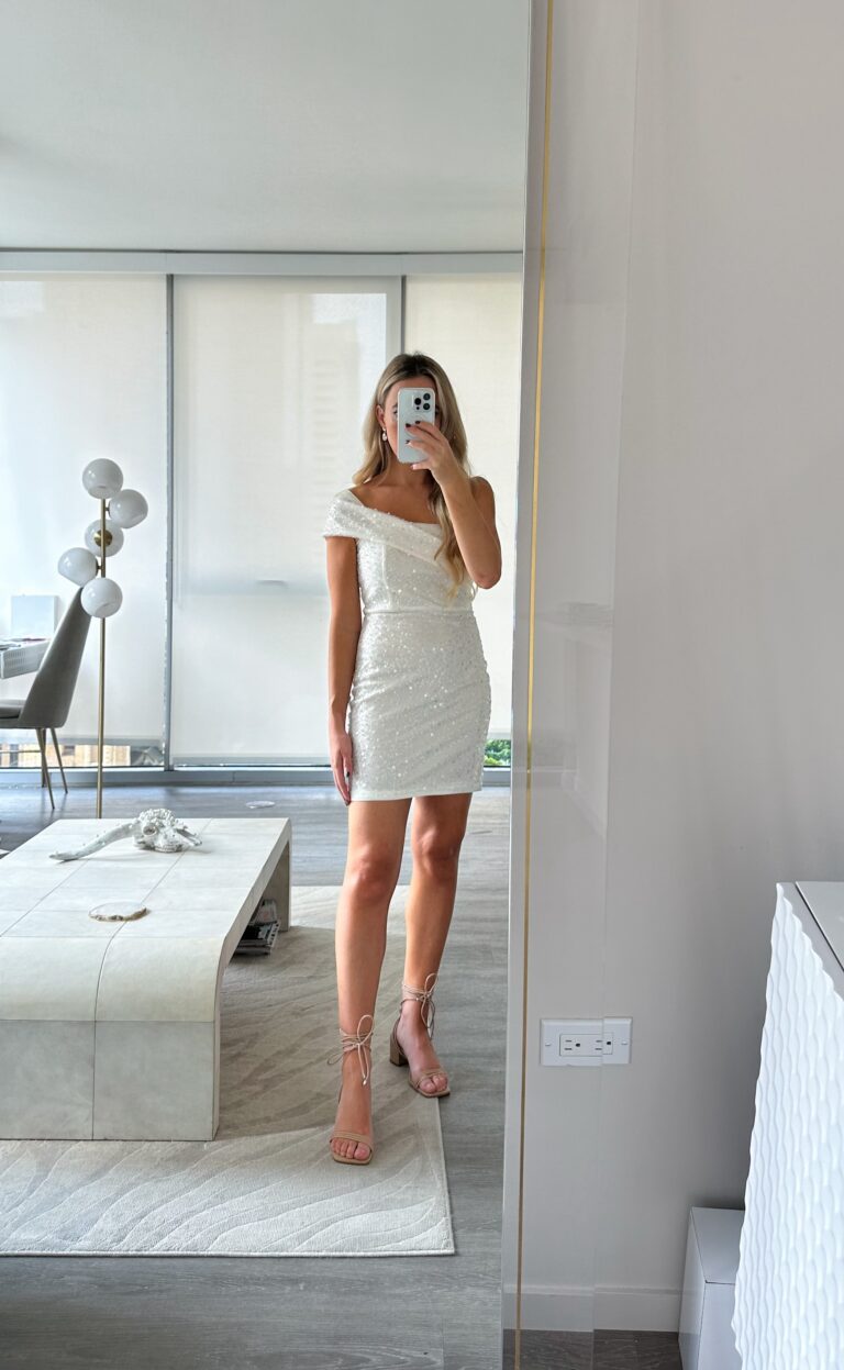 white party dress